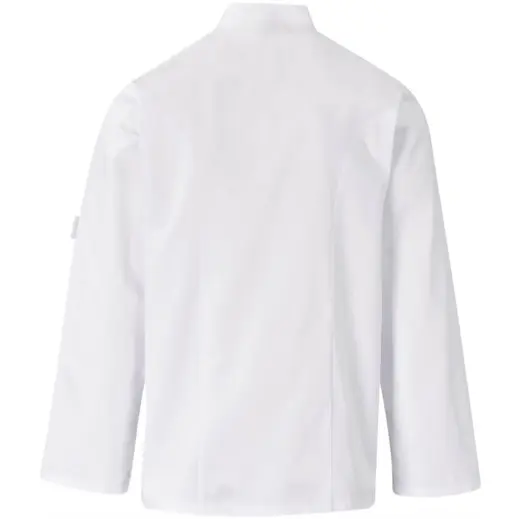 Unisex Long Sleeve Zest Chef Jacket White Back